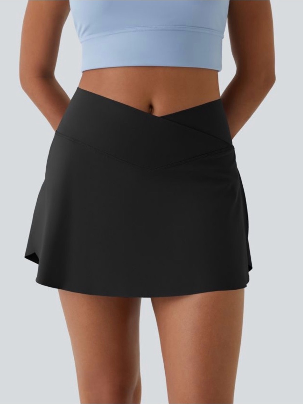 Halara Everyday SoftlyZero™ Airy Crossover 2-in-1 Side Pocket Skort